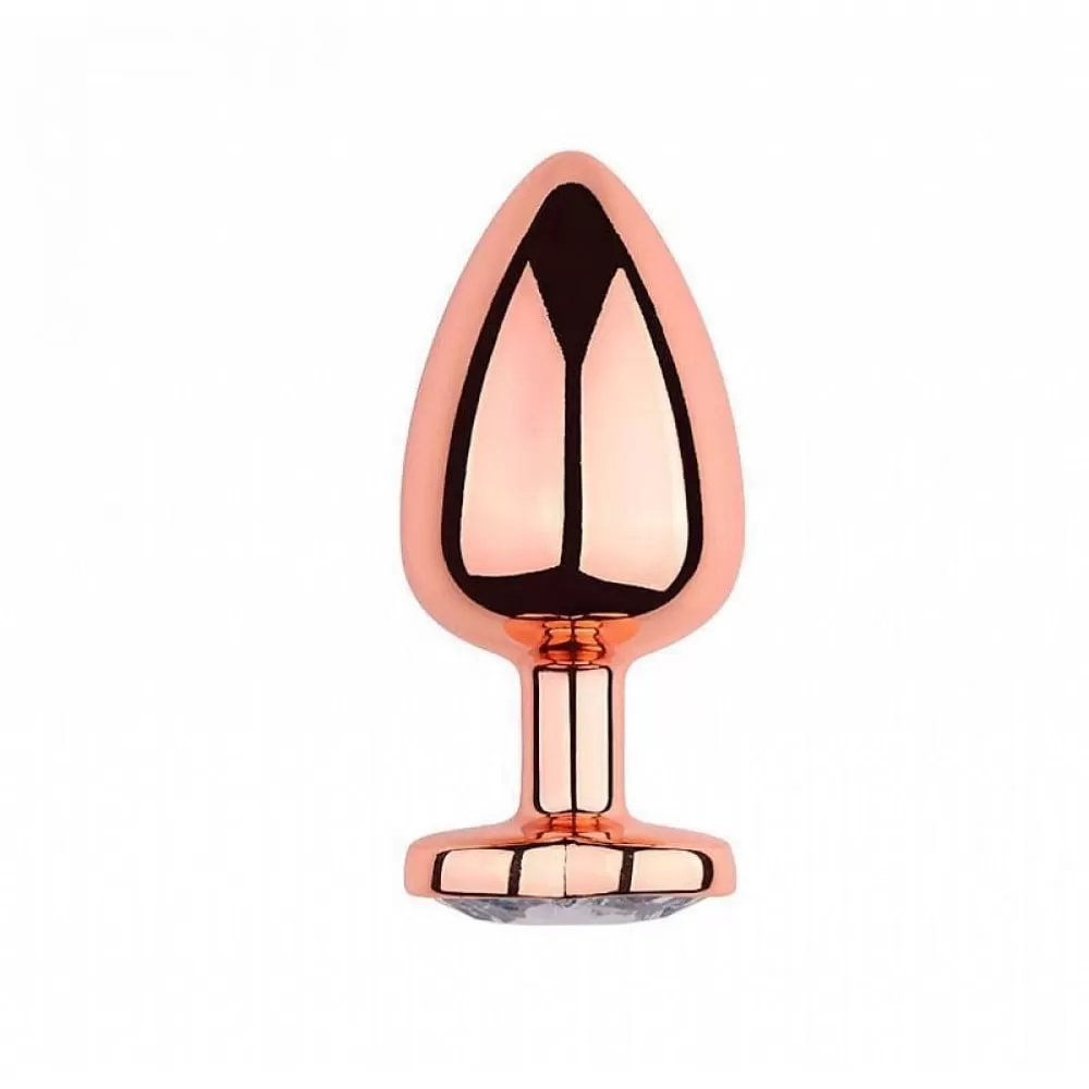 PLUG ANAL ROSÉ EM AÇO COM FORMATO DE CORAÇÃO PLUG ANAL ROSÉ EM AÇO COM FORMATO DE CORAÇÃO