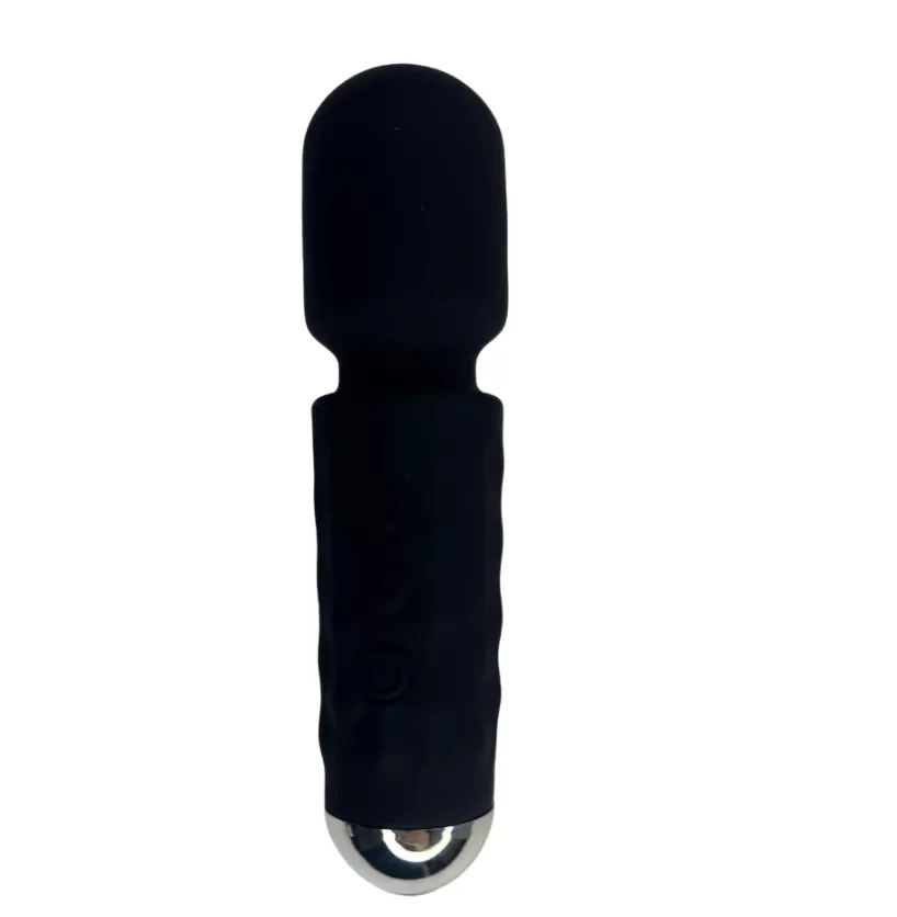 MINI VIBRADOR POTENTE VARINHA MÁGICA - Preto  MINI VIBRADOR POTENTE VARINHA MÁGICA - Preto