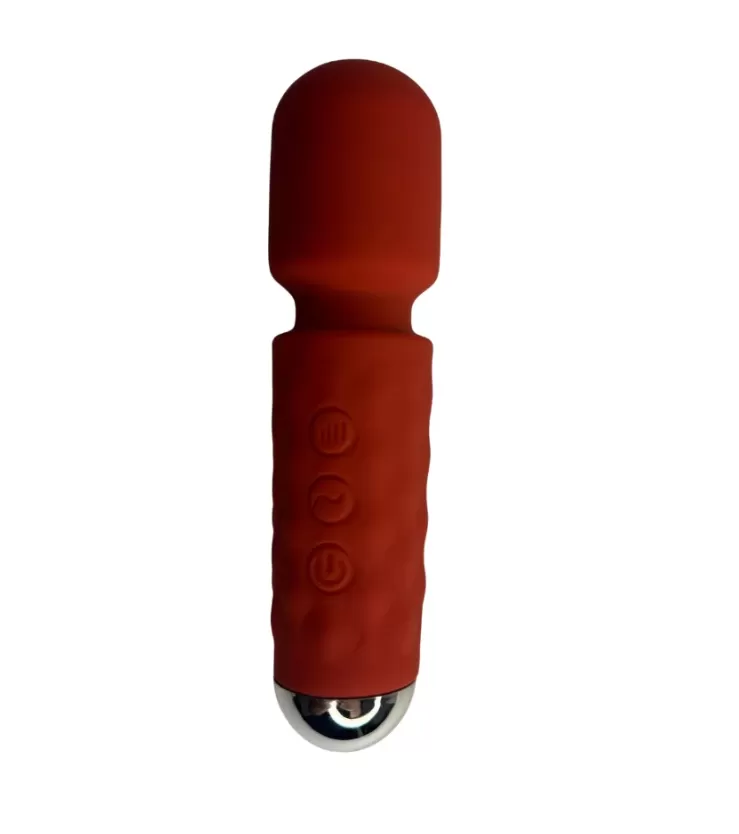 MINI VIBRADOR POTENTE VARINHA MÁGICA - Vermelho  MINI VIBRADOR POTENTE VARINHA MÁGICA - Vermelho